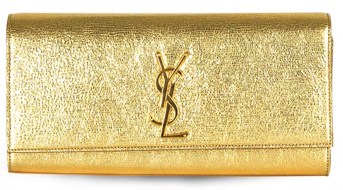 ysl gold handbag  