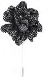 Lanvin Brooch with flower shape with print