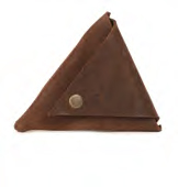 Samant Chauhan Leather triangular pouch
