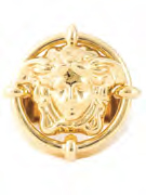 Versace Jude Law for Oscars 2015 Round Medusa Ring